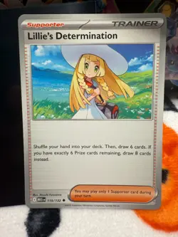 Lillie’s Determination 119/132 Uncommon Regular - Pokemon TCG Mega Evolution NM - Image 1
