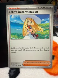 Lillie’s Determination 119/132 Uncommon Regular - Pokemon TCG Mega Evolution NM - Image 2