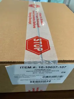Pokemon TCG Scarlet & Violet White Flare Elite Trainer ETB 10 Box Sealed Case - Image 2