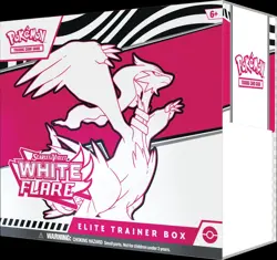 Pokemon TCG Scarlet & Violet White Flare Elite Trainer ETB 10 Box Sealed Case - Image 3