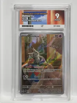 Pokemon - Mimikyu SVP 075 - Black Star Promo - Graded ACE 9 - Image 1