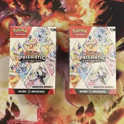 Pokemon TCG Prismatic Evolutions (2) Booster Bundle New Sealed - Lot of (2) - Image 1