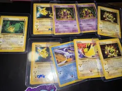 9 Black Star Promo Lot -WOTC Vintage Pokemon Pikachu Mewtwo Articuno Zapdos - Image 1