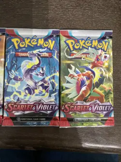 (LOT OF 6) Pokemon Scarlet And Violet Base Set Sealed Booster Packs- English - Image 2