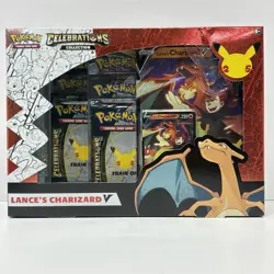 Pokemon TCG Celebrations Collection Lance's Charizard V Box NEW SEALED 820650101625 - Image 1