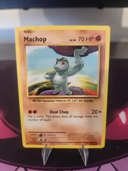 Machop 57/108 Common Pokemon TCG XY Evolutions NM - Image 1