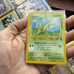 Pokemon Scyther BLACK STAR 45 - WOTC PROMO - League 2002 - Image 1