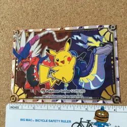 【NM】Pokemon Center Sapporo Sticker / Pikachu Koraidon Miraidon Japanese 01 - Image 2