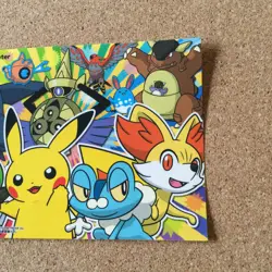 【NM】Pokemon Center Sticker / 2014 Pikachu Fennekin Japanesese - Image 4