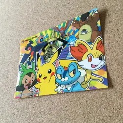 【NM】Pokemon Center Sticker / 2014 Pikachu Fennekin Japanesese - Image 5
