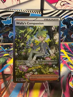 Wally's Compassion 186/132 Me01: Mega Evolution Holo Pokemon TCG - Image 1
