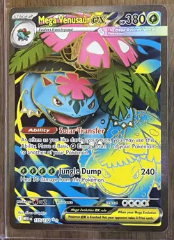 Pokemon TCG Mega Evolution Mega Venusaur EX 155/132 Ultra Rare - Image 1