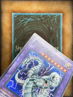 Yugioh Cyber Twin Dragon CRV-EN035 Super Rare MP - Image 2