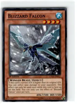 Yu-Gi-Oh! Blizzard Falcon Common LTGY-EN012 Lightly Played 1st Edition - Image 1
