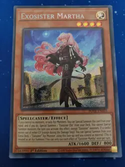 Yugioh! Exosister Martha - POTE-EN025 - Secret Rare - 1st Edition - Image 1