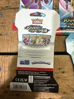 Lot of 4 Pokemon TCG Journey Together Carded Sleave Packs New Sealed - Image 2