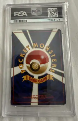 Pokemon Japanese Fossil Raichu Holo 26 1997 Card PSA 9 No.026 Holo Rare - Image 2