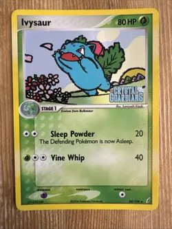Ivysaur - 34/100 - Pokemon Crystal Guardians Reverse Holo Card LP/MP - Image 1