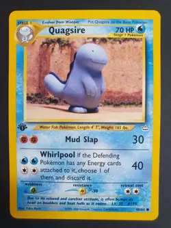 Quagsire 48/64 1st Edition - Neo Revelation Set - Pokemon Card - Excellent - Image 1