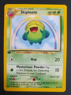Skiploom 52/64 1st Edition - Neo Revelation Set - Pokemon Card - Excellent - Image 1