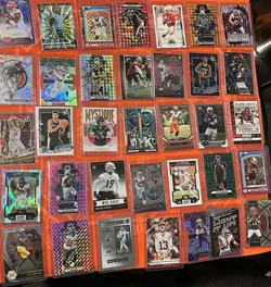 180 Trading Cards Lot Yu-Gi-Oh Pokemon NFL Card Lot W/ Card Case - Image 4