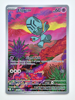 Elgyem 120/086 Illustration Rare Holo Black Bolt Pokemon Card - Pack Fresh - Image 1