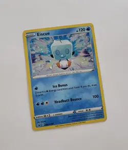 Pokemon Eiscue SWSH128 Black Star Promo Holo 2021 Sword Shield TCG Card English - Image 1