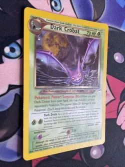 Pokemon Card - Dark Crobat Neo Destiny 2/105 Holo Rare LP - Image 2
