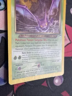 Pokemon Card - Dark Crobat Neo Destiny 2/105 Holo Rare LP - Image 5