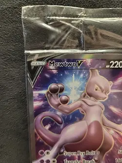 Mewtwo V SWSH229 SWSH Sword & Shield Promo Cards Holo Sealed - Image 2