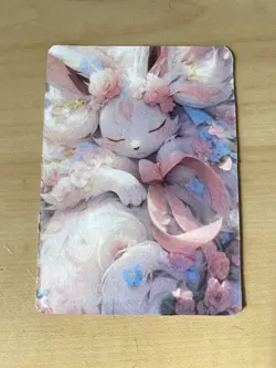 Anime ART STYLE Sylveon Fan Full Art Pokemon Custom Card/perfect bookmark - Image 3