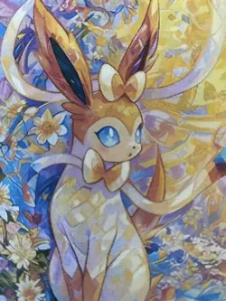 Anime ART STYLE Sylveon Fan Full Art Pokemon Custom Card/perfect bookmark - Image 2