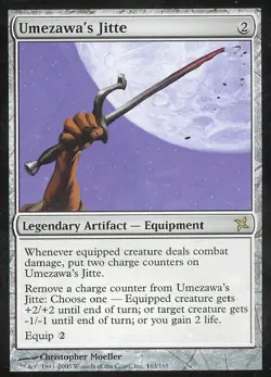 Umezawa's Jitte - Medium Play MTG Betrayers of Kamigawa - Image 1