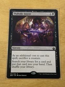 MTG Diabolic Intent [Battlebond] Near Mint - Image 1