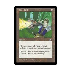 WOTC MtG Weatherlight Null Rod (R) EX- - Image 1