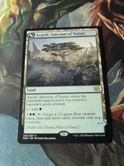 MTG Argoth, Sanctum of Nature (256a/416) The Brothers' War LP - Image 2