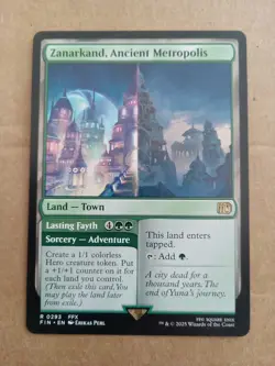 Zanarkand, Ancient Metropolis 314 Magic Final Fantasy MTG MINT PACK FRESH!! - Image 1