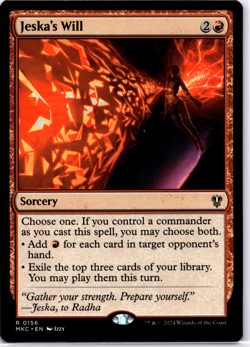 Jeska's Will Regular NM MTG - Image 1