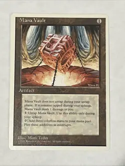 MTG - Mana Vault (4th Edition) Near Mint Never Played - Image 1