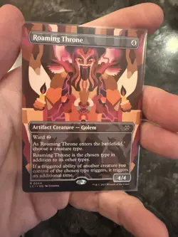 Roaming Throne (Borderless) The Lost Caverns of Ixalan Regular - Image 1
