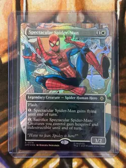 Spectacular Spider-Man (Borderless) MTG Marvel's Spider-Man Foil - Pack Fresh NM - Image 3