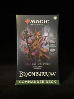 MTG Magic the Gathering Bloomburrow Commander Deck Squirreled Away Sealed - Image 1