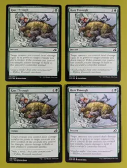 Ram Through x4 Ikoria: Lair of Behemoths 4x Magic the Gathering MTG - Image 1