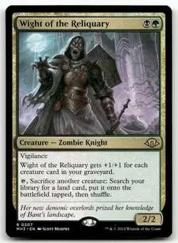 Wight of the Reliquary #207 MTG Modern Horizons 3 NM X1 - Image 1