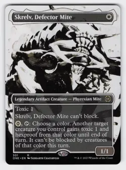 Skrelv, Defector Mite (Showcase) R Phyrexia: All Will Be One 301 NM - Image 1