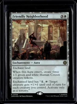 Friendly Neighborhood - 8 - SPM - Foil - NM - MTG Magic the Gathering - Image 1