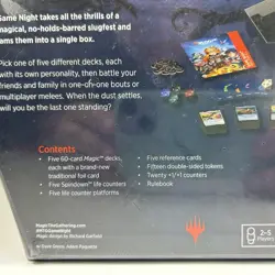 Magic The Gathering Wizards of the Coast Game Night Free For All Box 5 Decks NEW 195166147185 - Image 3