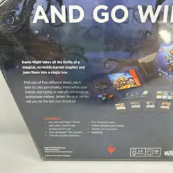 Magic The Gathering Wizards of the Coast Game Night Free For All Box 5 Decks NEW 195166147185 - Image 4