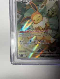 Pokemon Eevee SVP 173 Prismatic Evolutions ETB Promo Card CGC 10 - Image 3