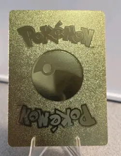 Pokemon Zapdos GX 750hp Gold Foil Fan Art Collector Card TCG - Image 2